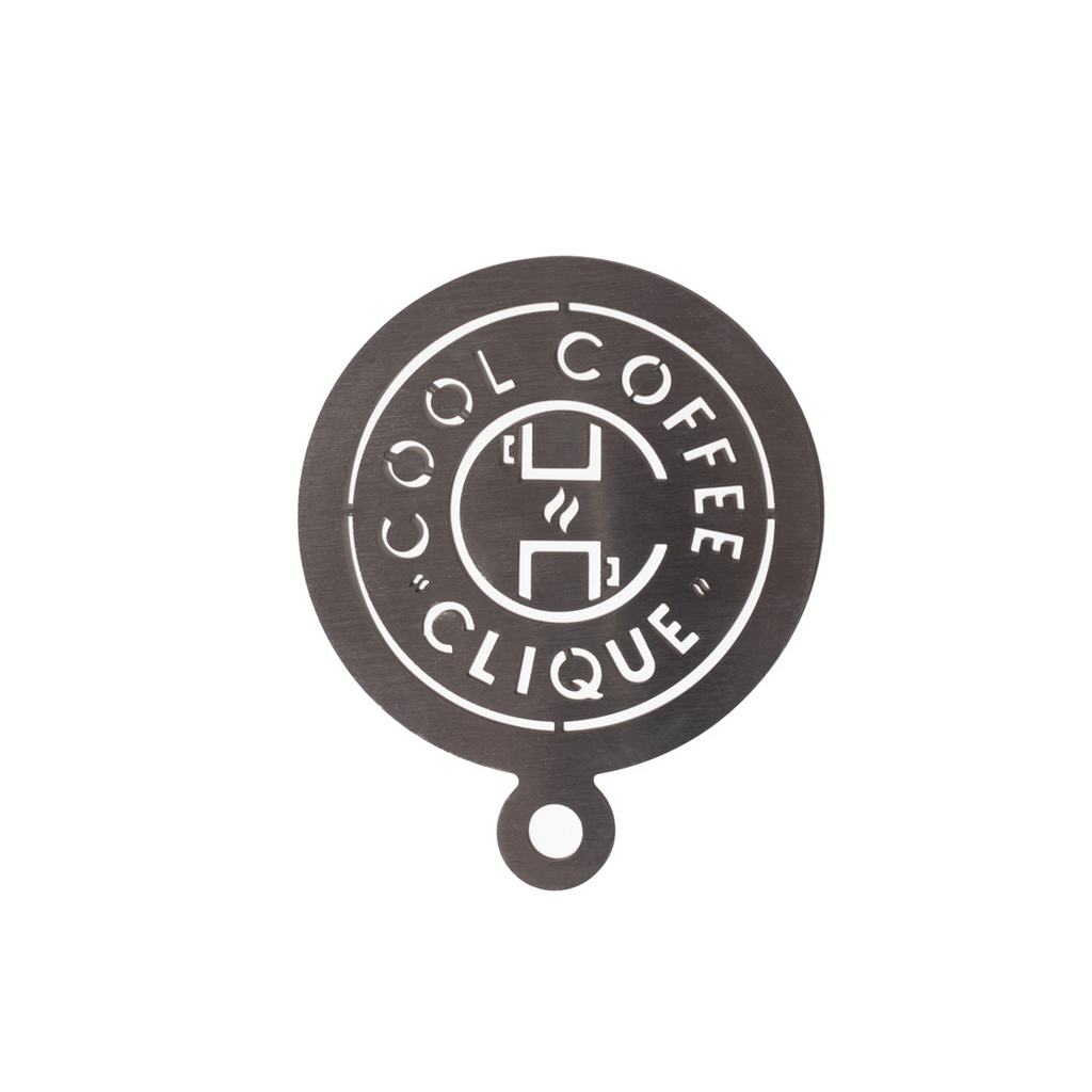 Cool Coffee Clique Stainless Steel Coffee Decorating Stencils