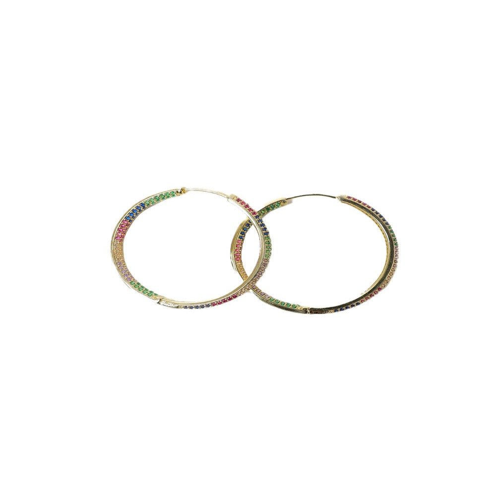 Color Gems SMedium Hoops